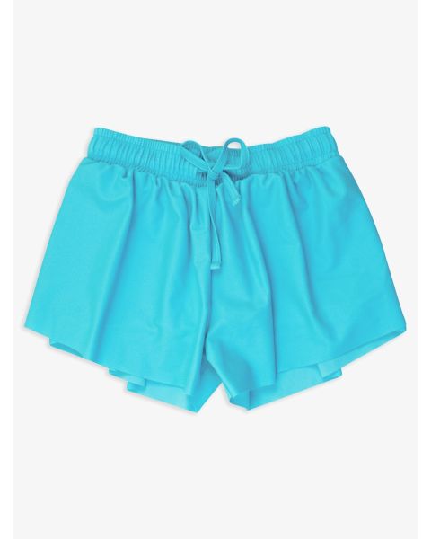 Bright Aqua Active Butterfly Shorts