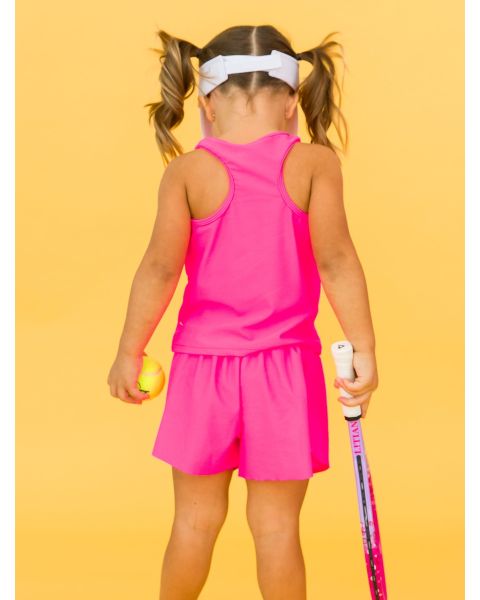 Neon Magenta Active Butterfly Shorts