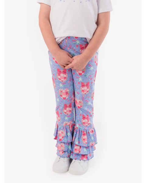 Pink Disco Party Flare Pants