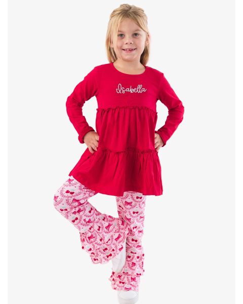 Love You Cherry Much Flare Pants