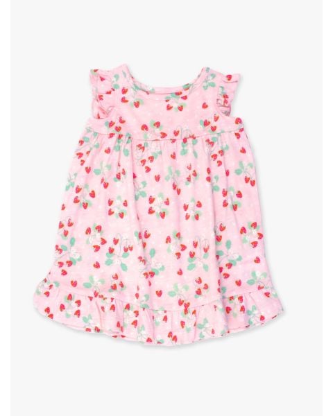 Sweet As Strawberries Flutter Pajama Night Gown