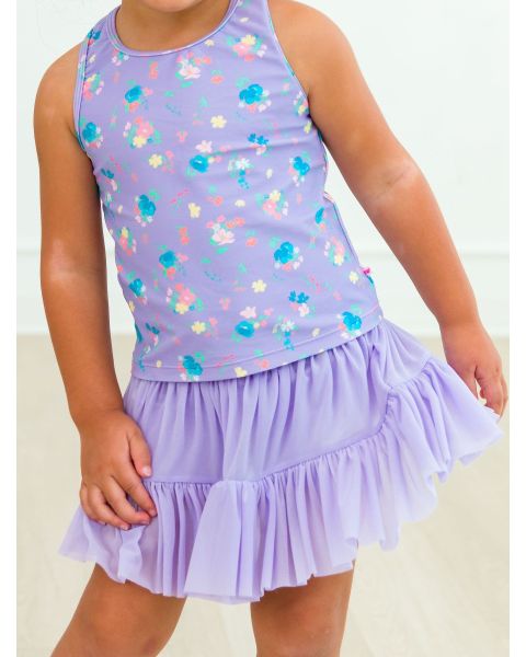 Lavender Active Tulle Skort