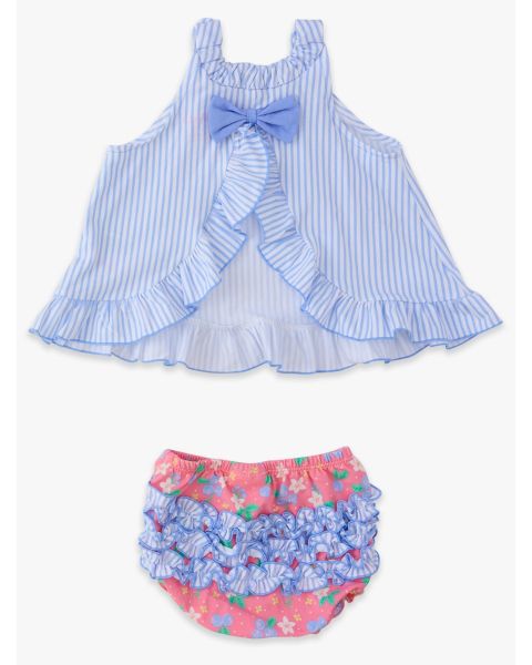 Blueberry Bliss Knit Swing Top and Bloomer Set
