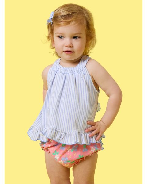 Blueberry Bliss Knit Swing Top and Bloomer Set
