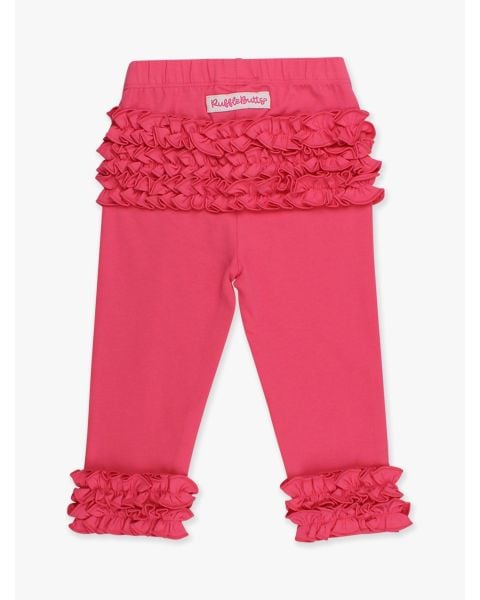 Hot Pink Ruffle Leggings