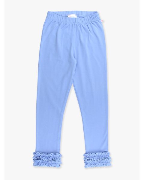 Periwinkle Blue Ruffle Leggings