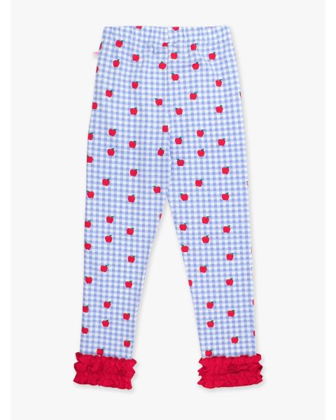 Apple Orchard Gingham Ruffle Leggings