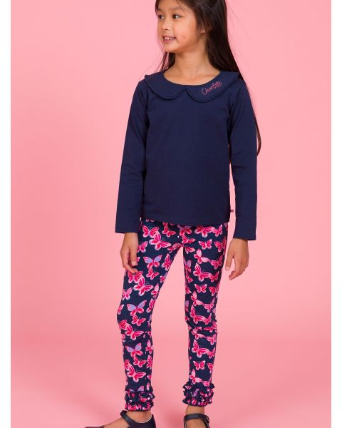 Butterfly Bliss Ruffle Leggings