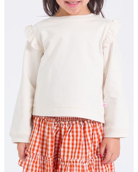 Ivory Flutter Sweatshirt