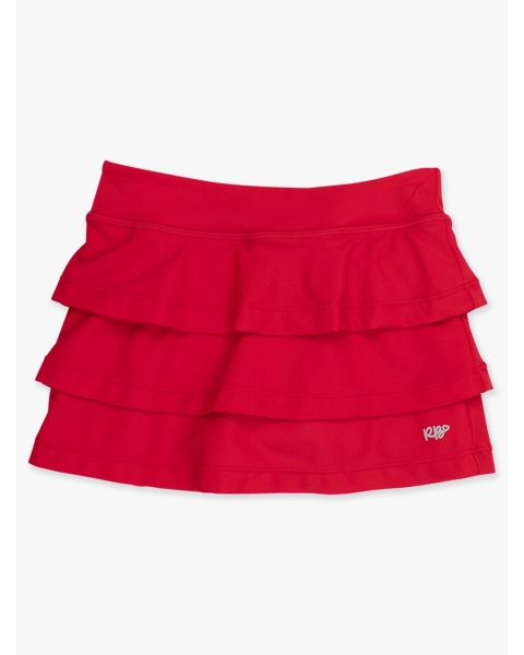 Red Active Skort