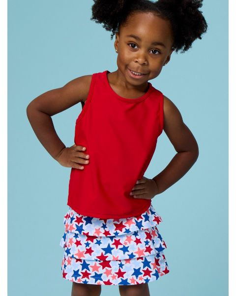 Star-Spangled Active Skort