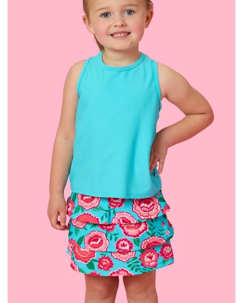 Bright Blossoms Active Skort