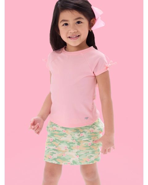 Sage Blossom Camo Active Skort