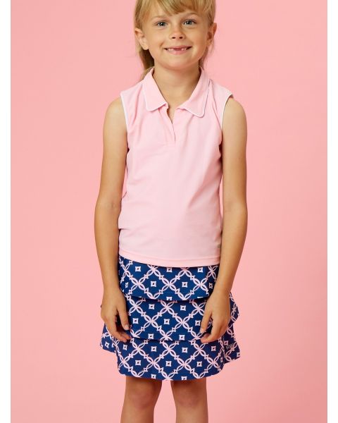 Navy Coastal Charm Active Skort