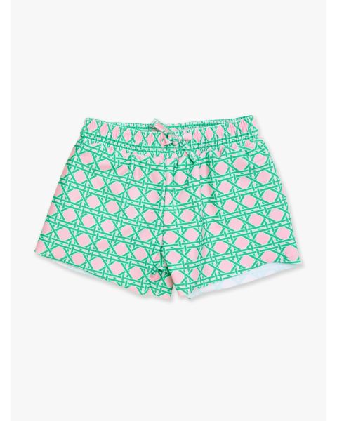 Pink Coastal Cane Active Butterfly Shorts