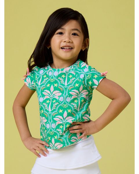 Coconut Cabana Active Raglan Bow Shirt
