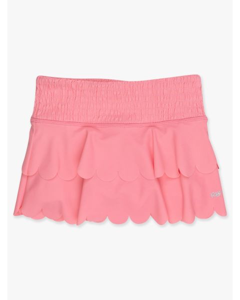 Bubblegum Pink Active Tiered Flare Skort