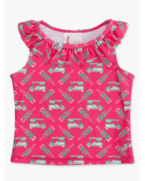 Cart Cutie Active Ruffle Tank Top