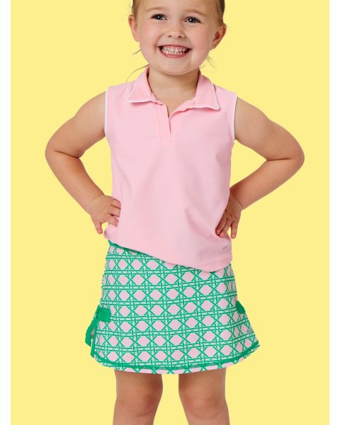 Pink Coastal Cane Active Bow Skort