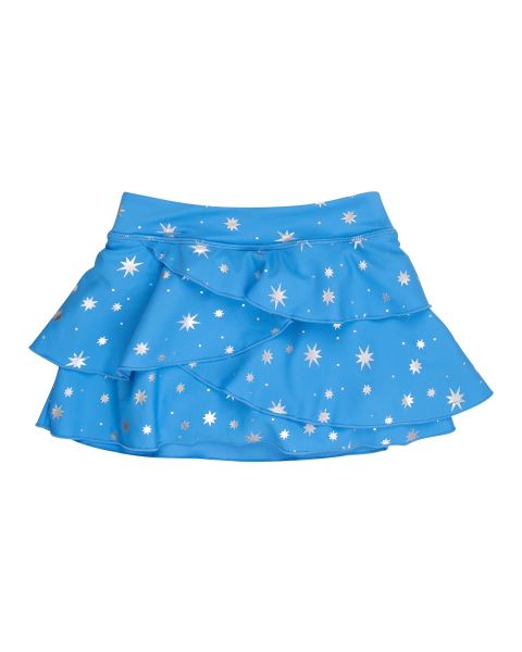 Crystal Blue Princess Active Princess Tiered Skort