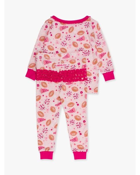 Spirit Squad Ruffle Long Sleeve Pajama Set