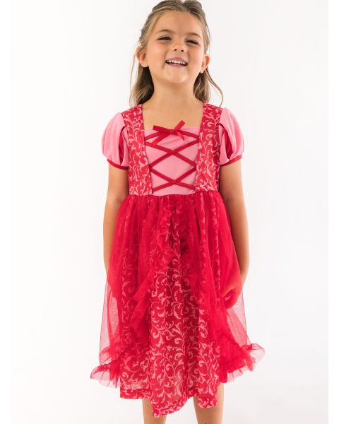 Royal Red & Pink Princess Princess Dress-Up Corset Nightgown