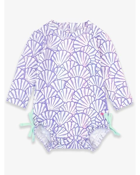 Magical Mermaid Long Sleeve One Piece Rash Guard