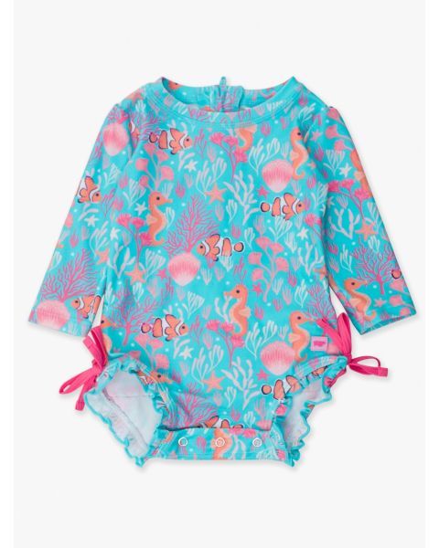 Ocean Tides Long Sleeve One Piece Rash Guard