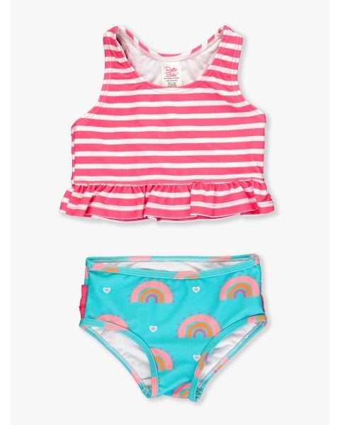 Catching Rainbows Peplum Tankini