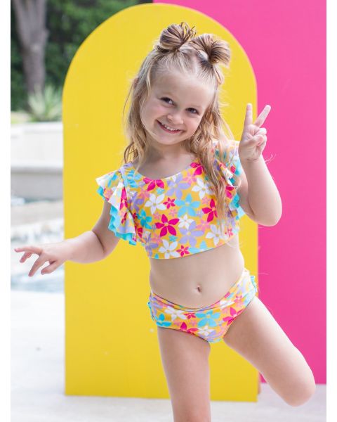 Endless Summer Floral Butterfly Tankini