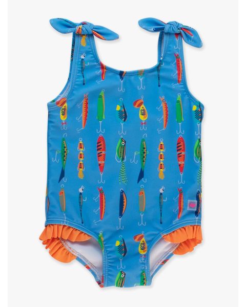 Gone Fishin' Tie Shoulder One Piece
