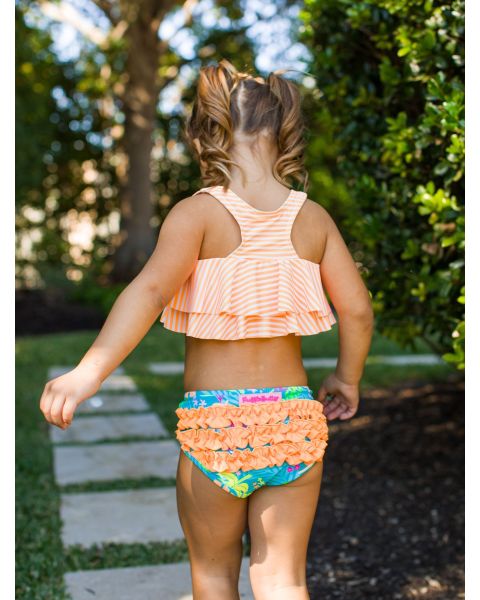 Neon Tiki Vibes Flounce Bikini