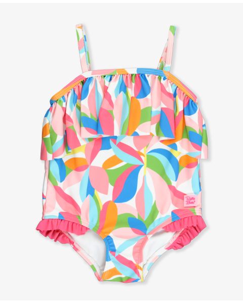 Tropical Adventure Single Ruffle One Piece