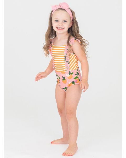 Orange You The Sweetest Pinafore One Piece