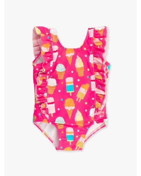 Sweet Scoops Waterfall One Piece Swimsuit