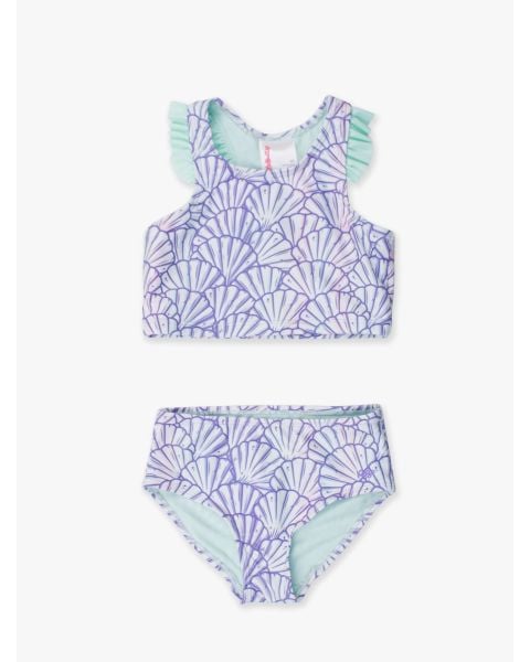 Magical Mermaid Girls Racerback Flutter Tankini