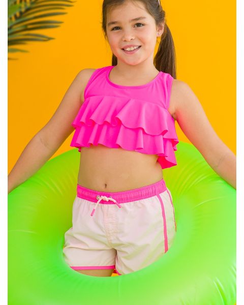 Pink Girls Board Shorts