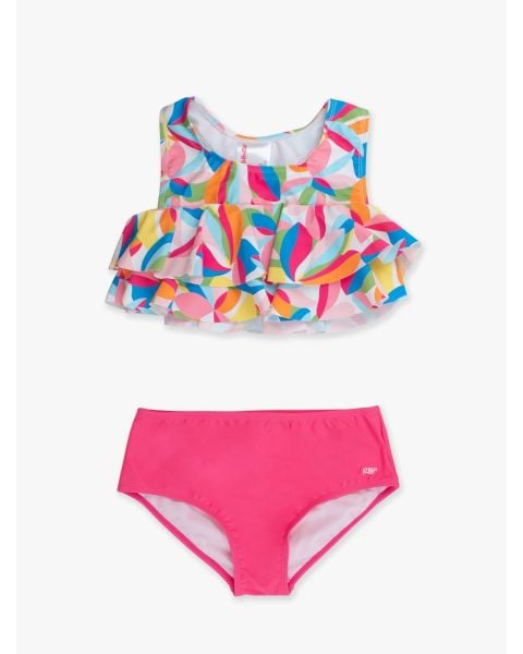 Tropical Adventure Flounce Bikini 2-Piece Swimsuit
