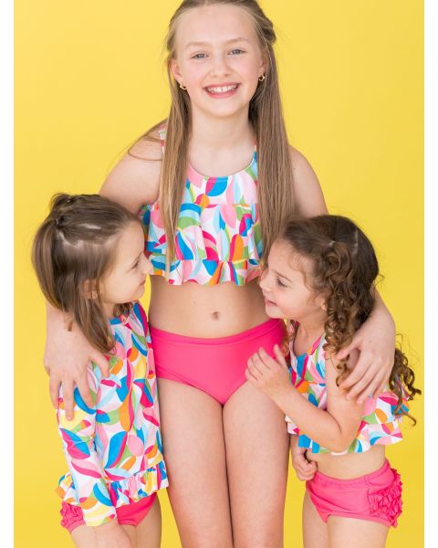 Tropical Adventure Flounce Bikini 2-Piece Swimsuit