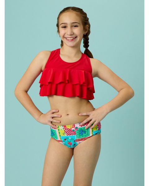Picnic Party Flounce Bikini 2-Piece Swimsuit