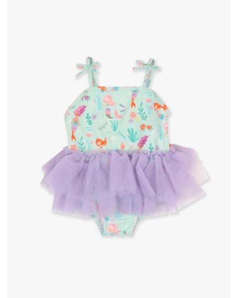 Mermaid Princess Tulle Skirted One Piece