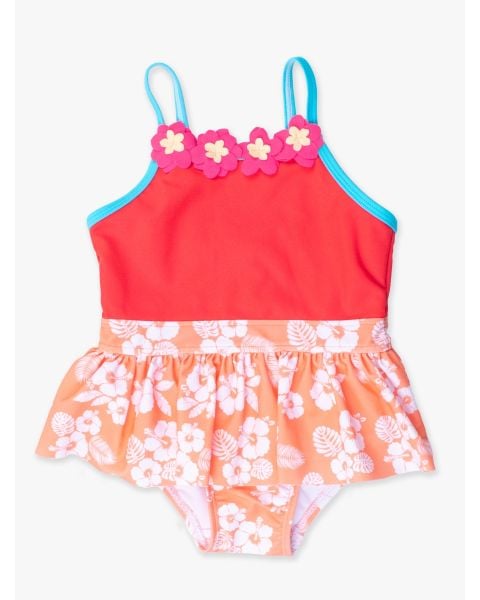 Island Princess Flower Skirted One Piece