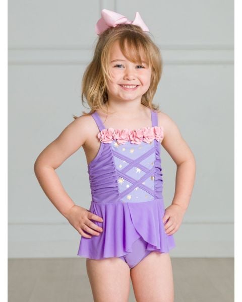 Amethyst Princess Dress-Up One Piece Swimsuit
