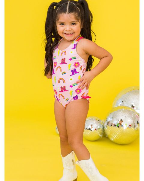 Cowgirl Cutie Cross-Back One Piece