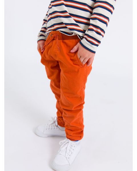Rust Chino Joggers