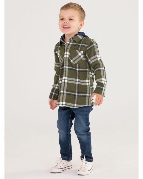 Boys Medium Wash Straight Jeans