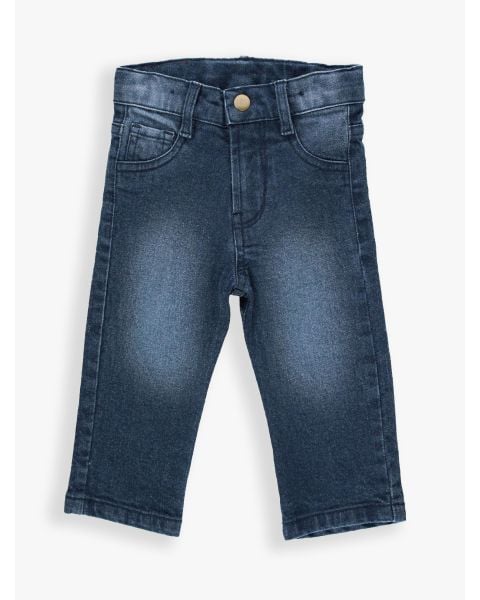 Boys Medium Wash Straight Jeans