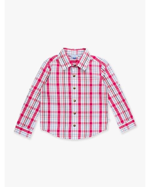Adley Plaid Long Sleeve Button Down Shirt