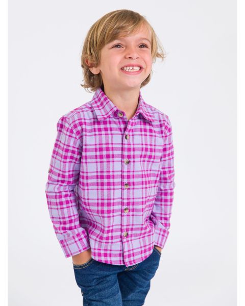 Harper Plaid Long Sleeve Button Down Shirt