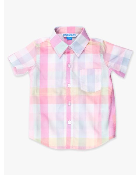 Picnic Plaid Short Sleeve Button Down Shirt